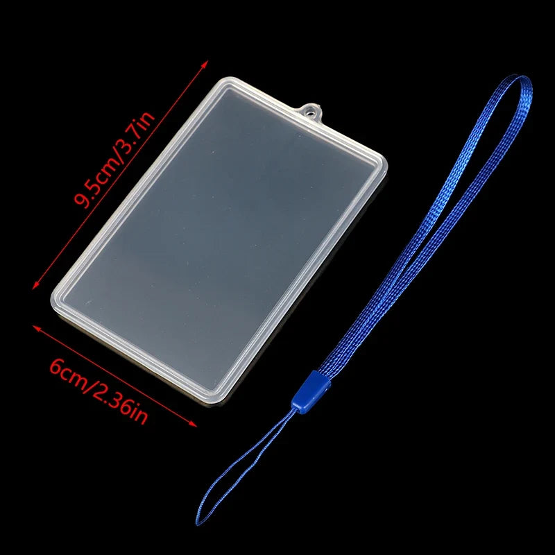 Waterproof Transparent Card Cover | Bus Pass ID Holder with Lanyard
