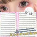 Natural Look Small Flame Lower Eyelashes | Glue-Free Easy Application Beginner Friendly Soft Comfortable Reusable Fake Eyelashes