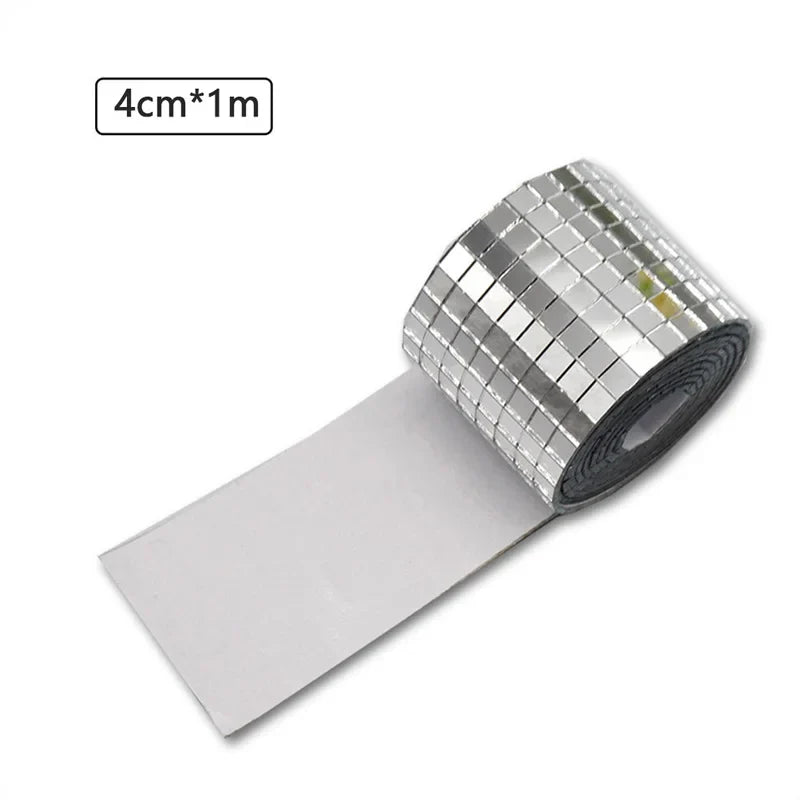 Disco Ball DIY Glass Mirror Stickers | Self-Adhesive Home Wall Decor
