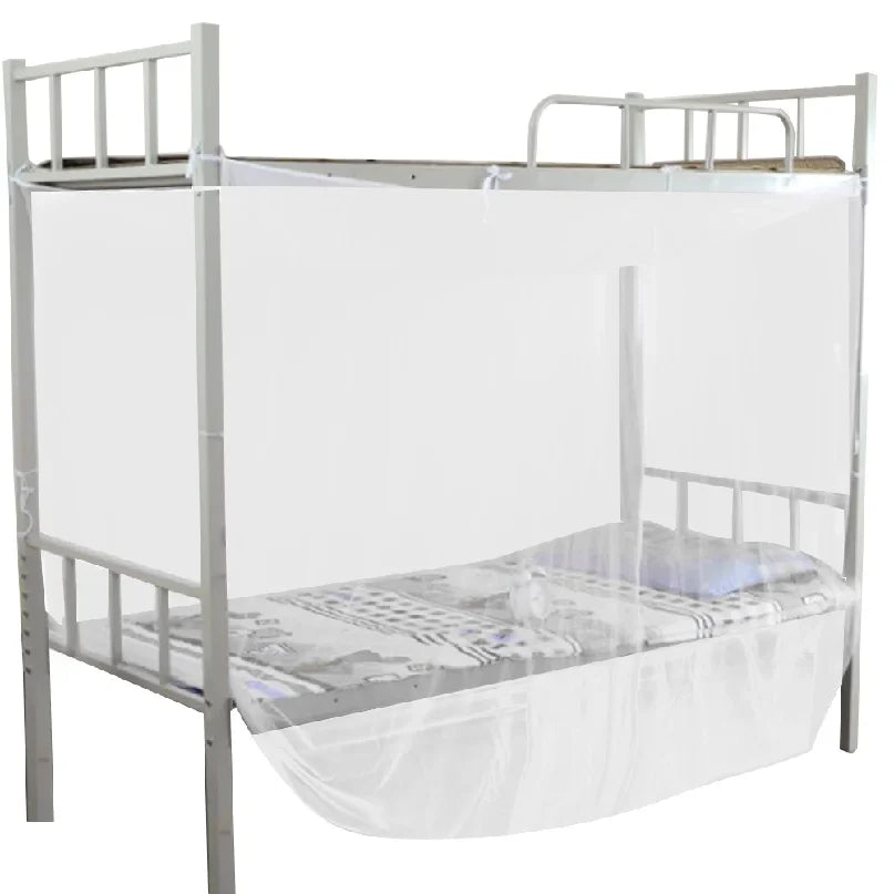 Mosquito Net for Bed Full Queen Size | 4 Corner Post Canopy Netting White