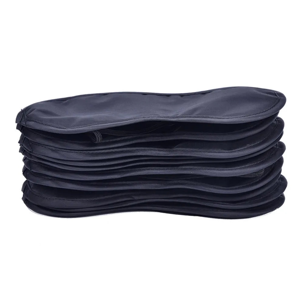 10-Pack Satin Sleep Eye Mask | Light Blocking Travel Blindfold