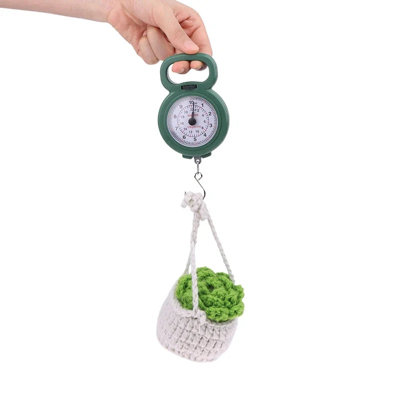 Portable 10kg Spring Hanging Scale | Mini Digital Food and Luggage Scale
