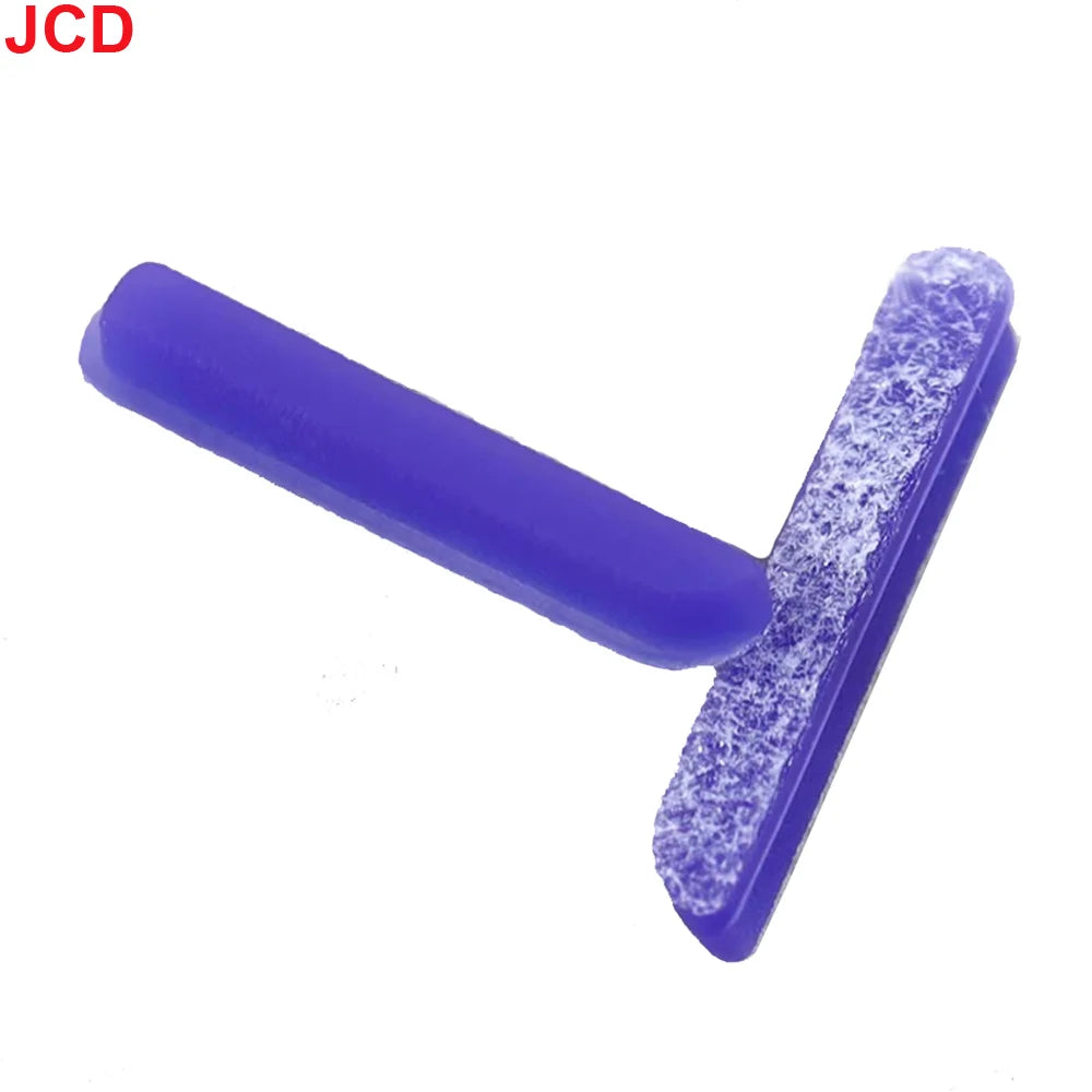 JCD 2sets Replacement Rubber Feet and Button Cover Set for 3DS Console | Repair Kit