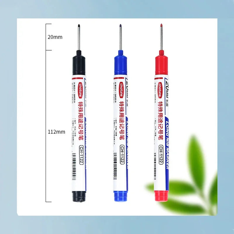 20mm Long Nib Markers for Deep Hole Marking | BSIDE Multi-Purpose Pen Set