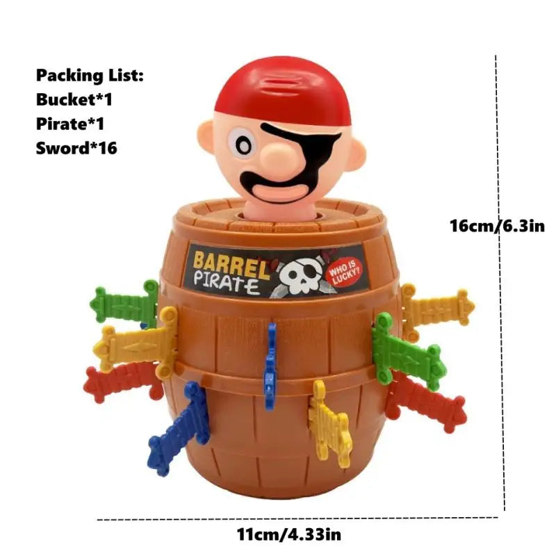 Pirate Barrel Game | Interactive Sword Jump Toy for Kids