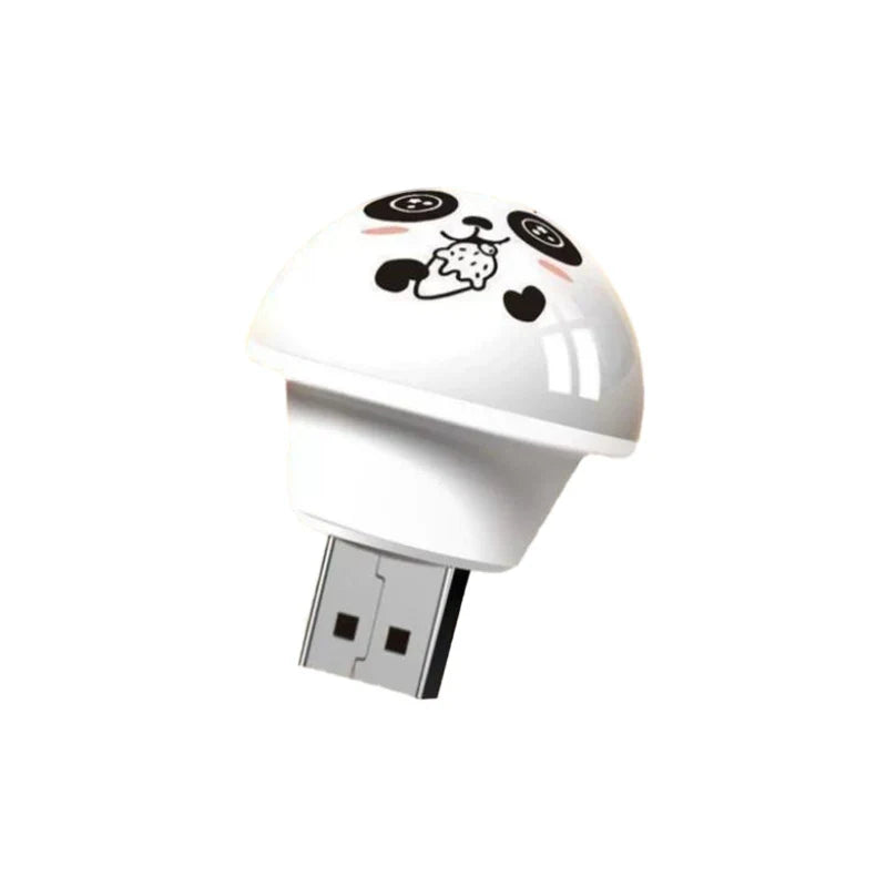 USB Panda Smart Voice Control Night Light | AI-Enabled Bedside and Camping Lamp