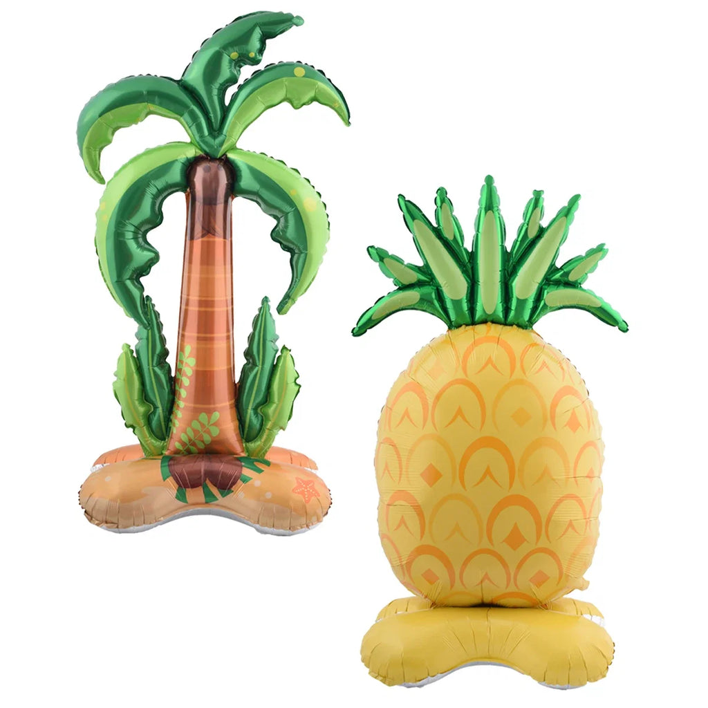 1pc 150cm Stand Coconut Tree Pineapple Balloon | Hawaii Summer Party Decoration
