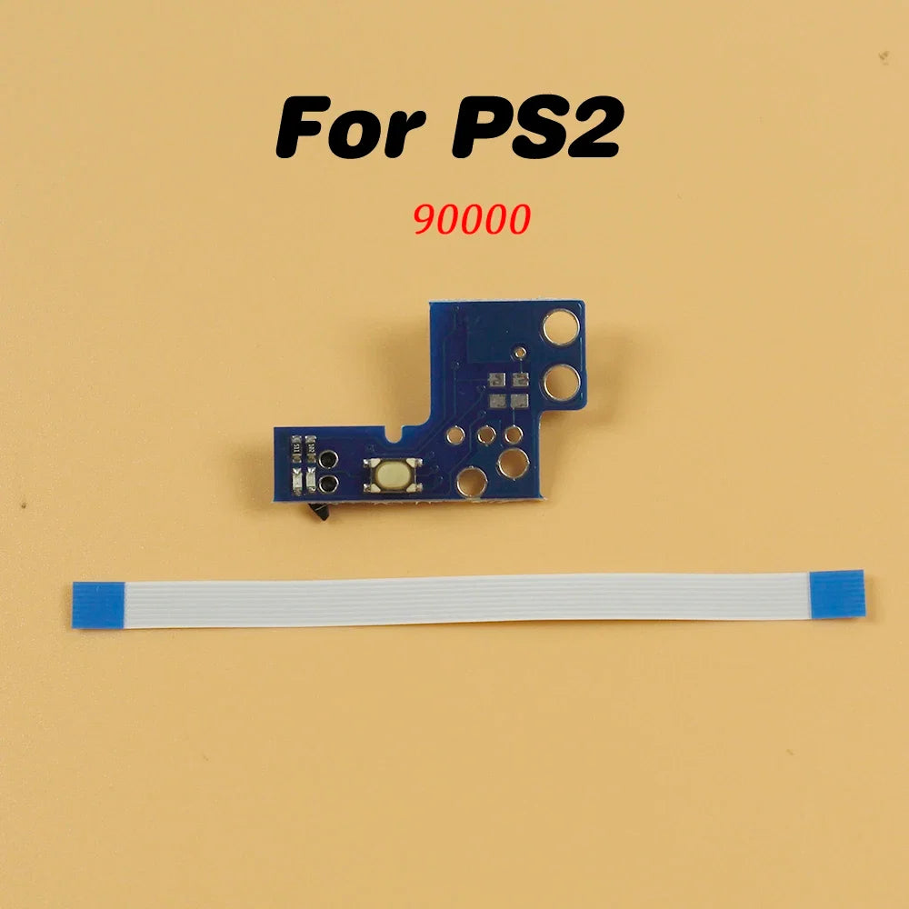 Power ON OFF Reset Switch Board 8Pin Flex Ribbon for PS2 | PlayStation 2 70000 90000 Repair Part