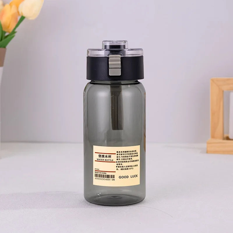 Portable Water Bottle | Leakproof Reusable Plastic Cup for Daily Hydration
