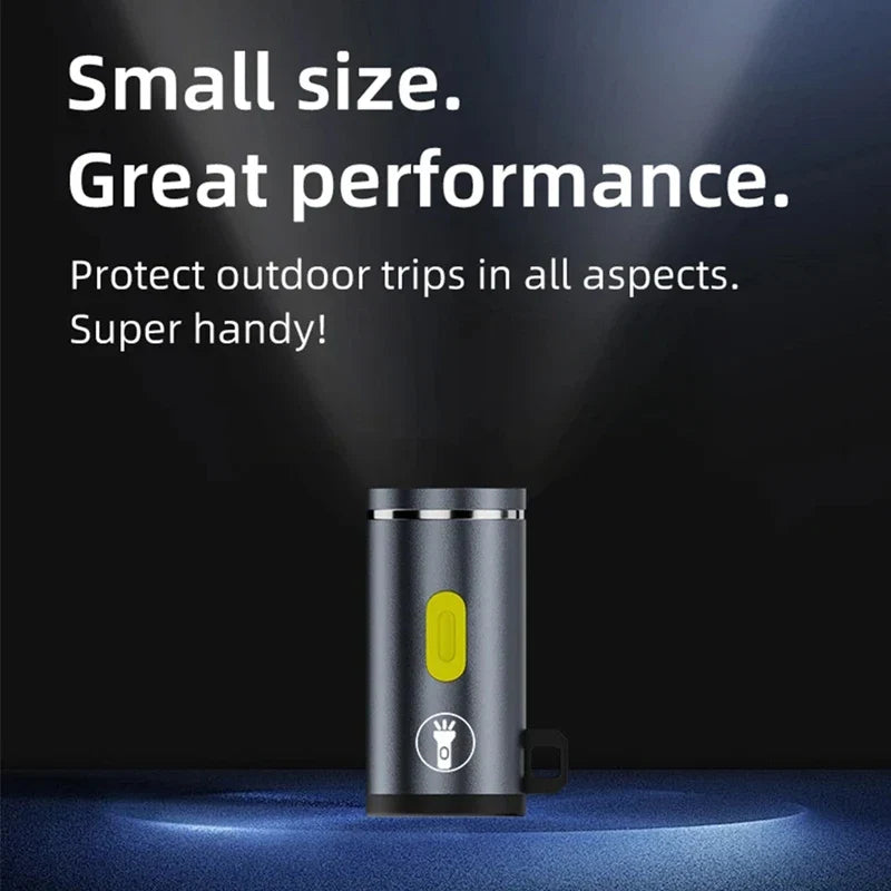 Mini High Brightness LED Flashlight | Type C Rechargeable Travel Torch