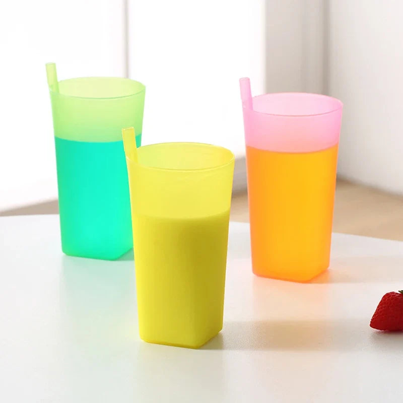 Children Infant Baby Sip Cup | Built-in Straw Drinking Mug