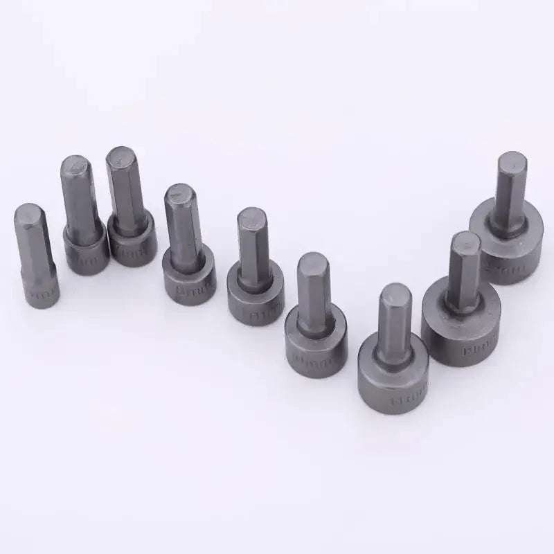 9-14 Piece Hex Socket Nut Driver Set | 5mm-13mm Screwdriver Bit Set