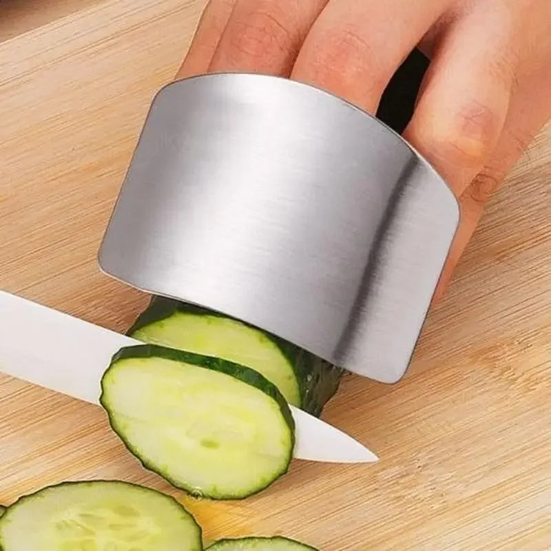 Stainless Steel Finger Protector | Kitchen Knife Cutting Safety Guard