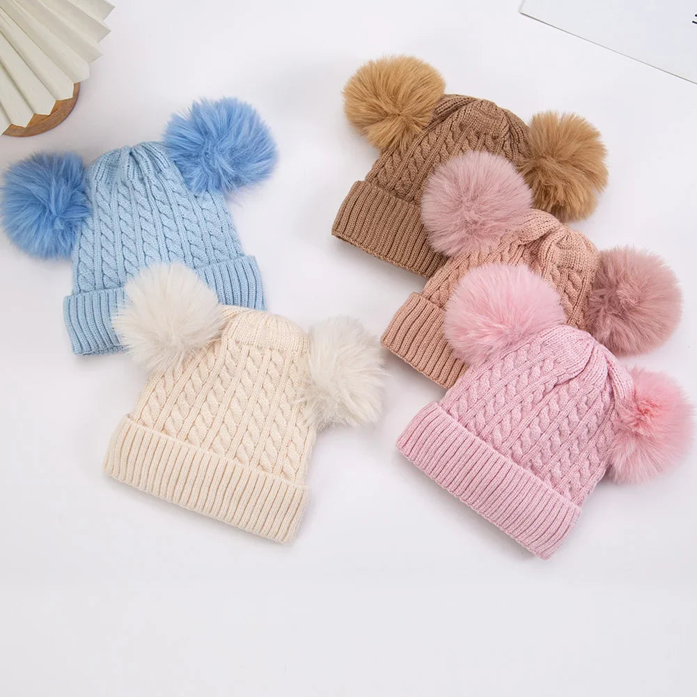 Baby Knotted Turban Hat | Warm Fleece Lined Beanie for Infants