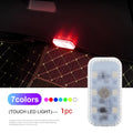 Mini Wireless Car LED Touch Light | USB Rechargeable Interior Reading Lamp