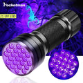 395nm UV Black Light Flashlight | Pet Urine Detector for Dog Stains and Bed Bugs