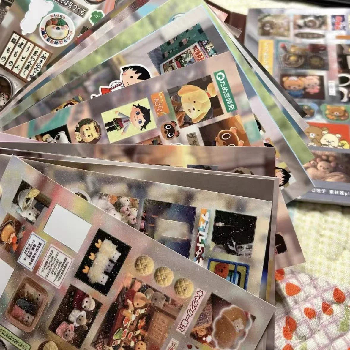Creative Sticker Book for Diary Decoration | Japanese Style DIY Card Set