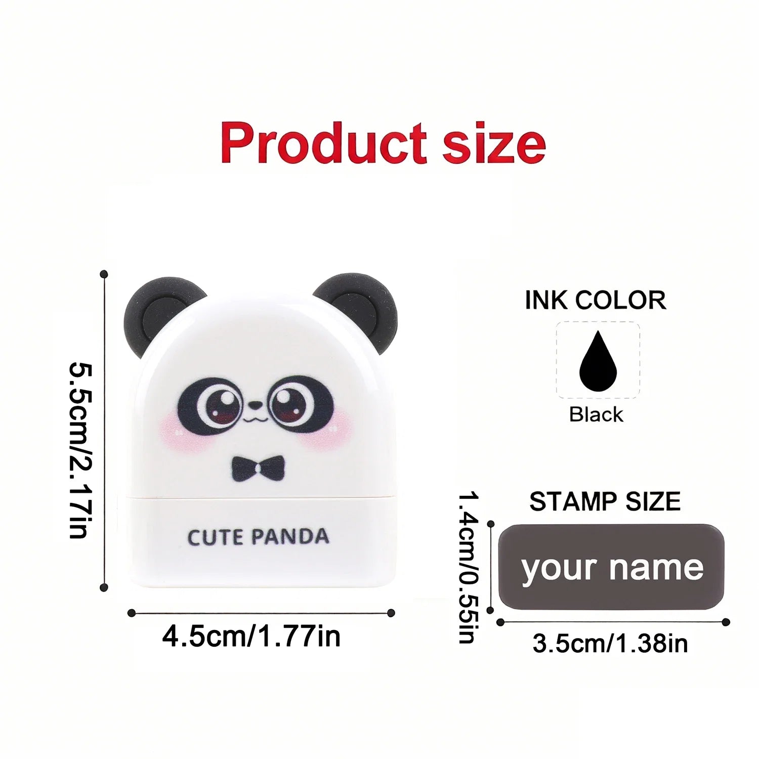 Personalized Animal Name Stamp | Custom Waterproof Clothing Label for Kids