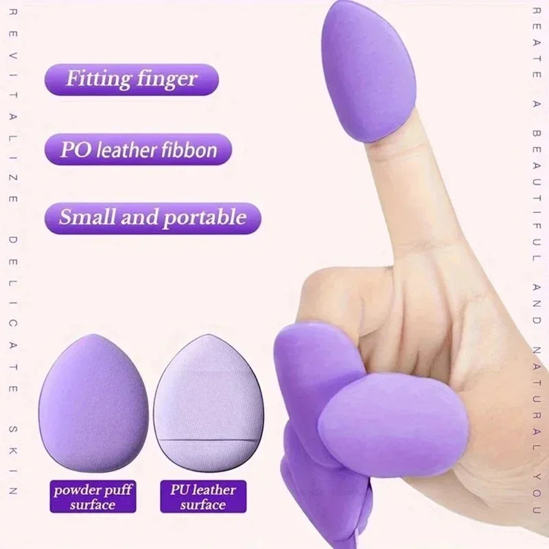 12pcs Makeup Sponge Set | Velvet Triangle Powder Puff for Foundation