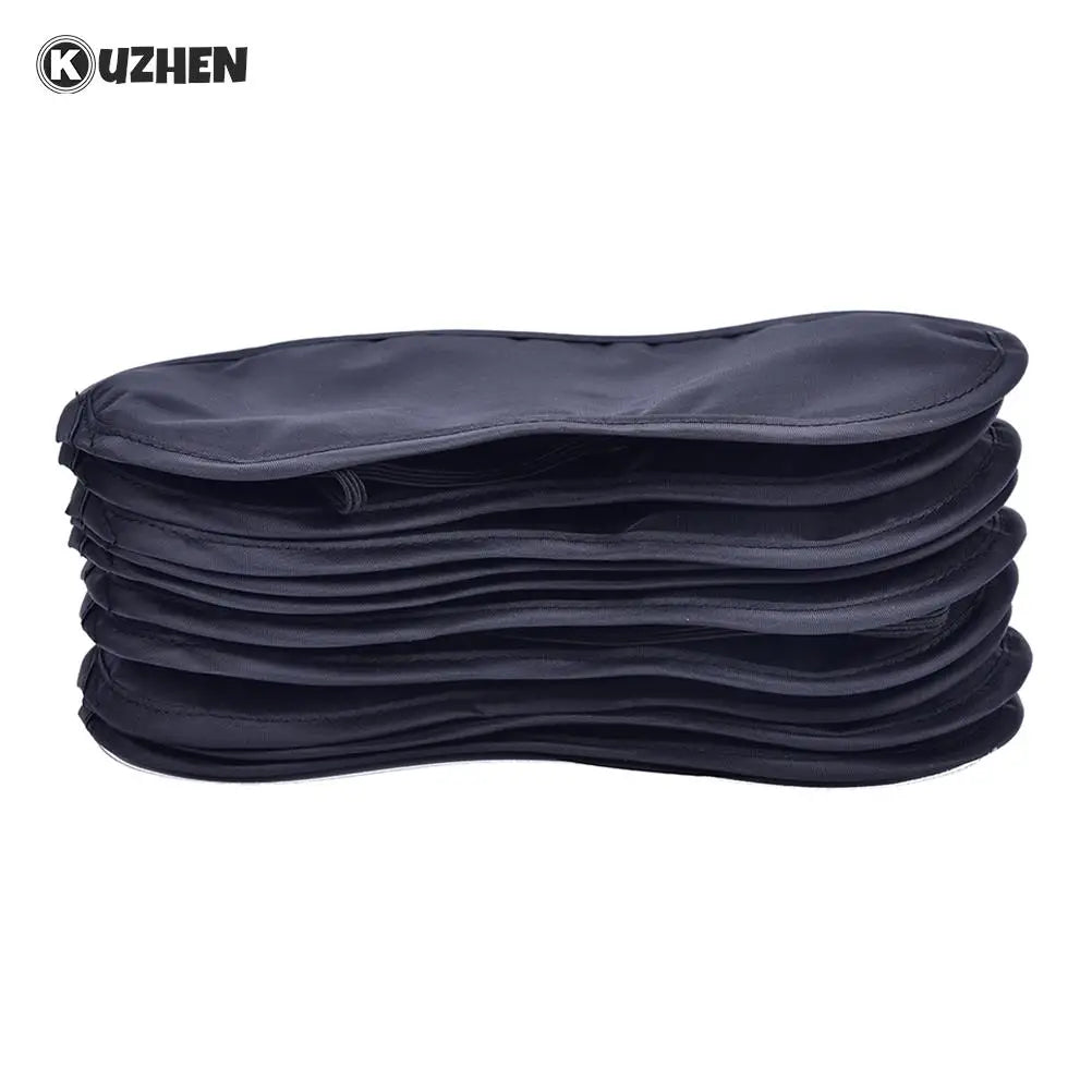 Sleep Eye Mask for Travel | 10 Pack Blackout Blindfold Set