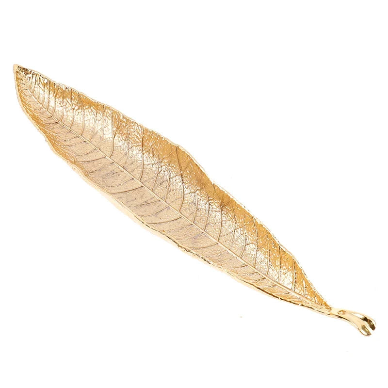 Metal Bodhi Leaf Incense Tray | Zen Incense Burner and Ash Catcher