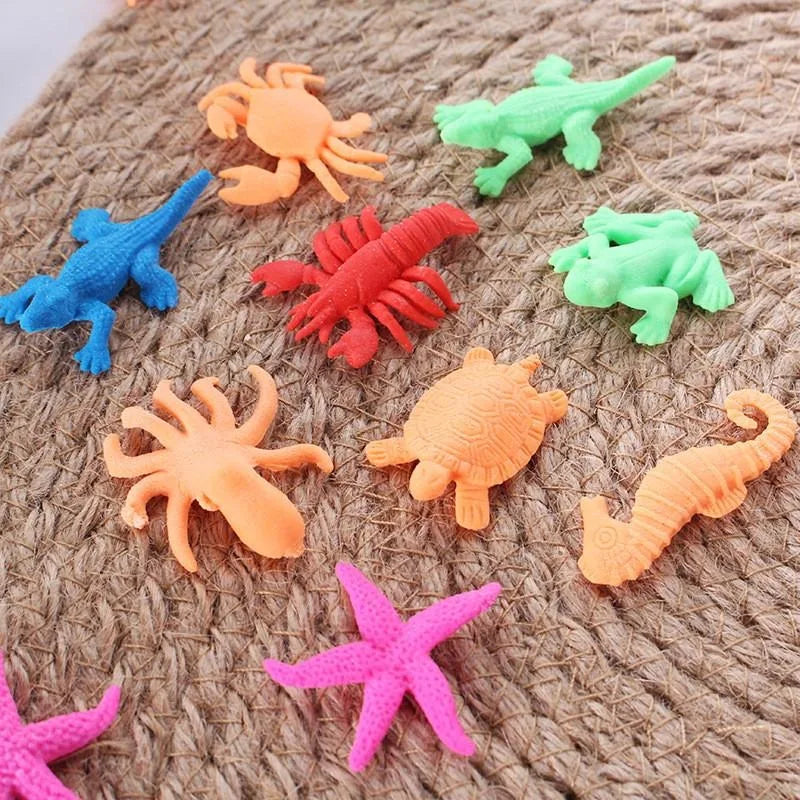 30PCS Water Expanding Sea Creature Toys | Mixed Magic Grow Capsules