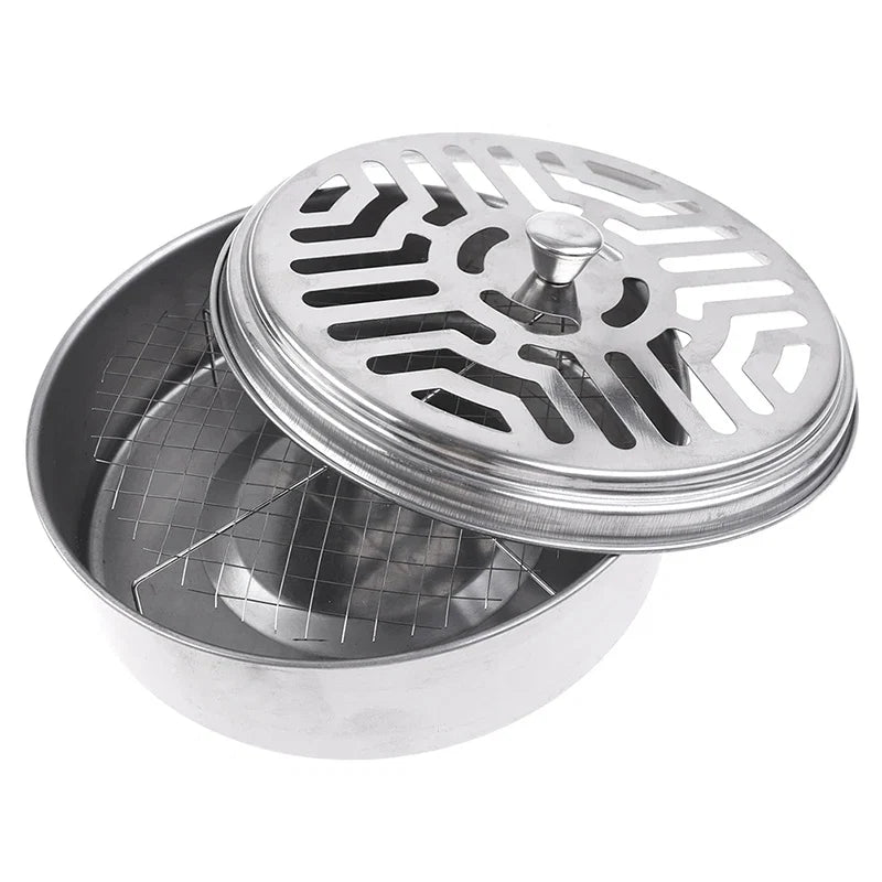 Mosquito Coil Holder with Mesh Stand | Camping Garden Incense Burner