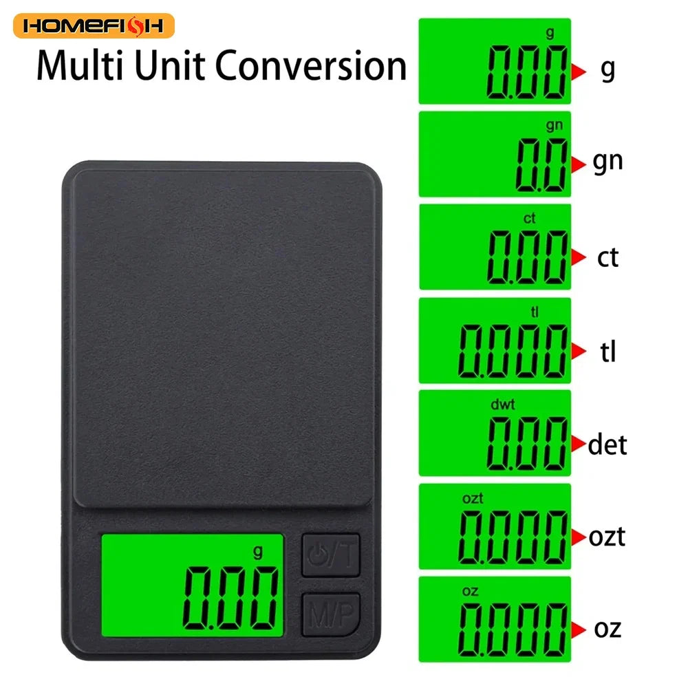 Mini Jewelry Scale | Digital Pocket Scale with 500g/0.01g Precision