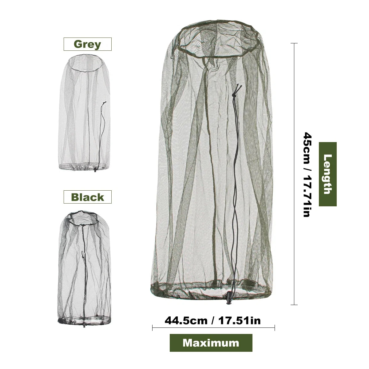 Ultra Large Mosquito Head Net | Premium Insect Face Protector for Outdoor Camping