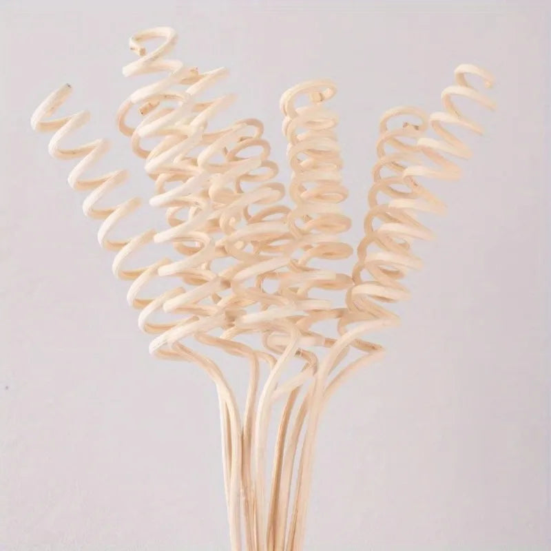 10Pcs Plant Curved Rattan Sticks | Reed Diffuser Replacement Sticks for Home Fragrance