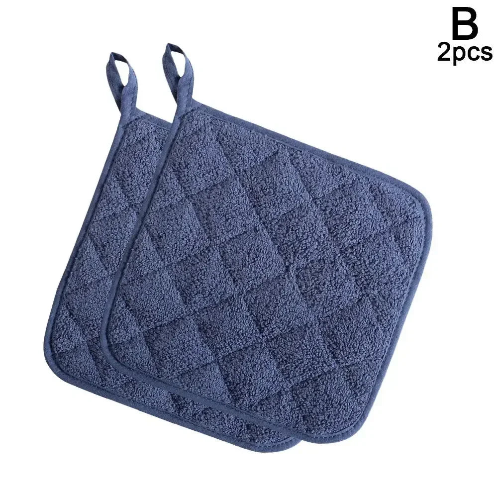 Thickened Cotton Square Placemat | Heat Resistant Table Mat for Dining Table