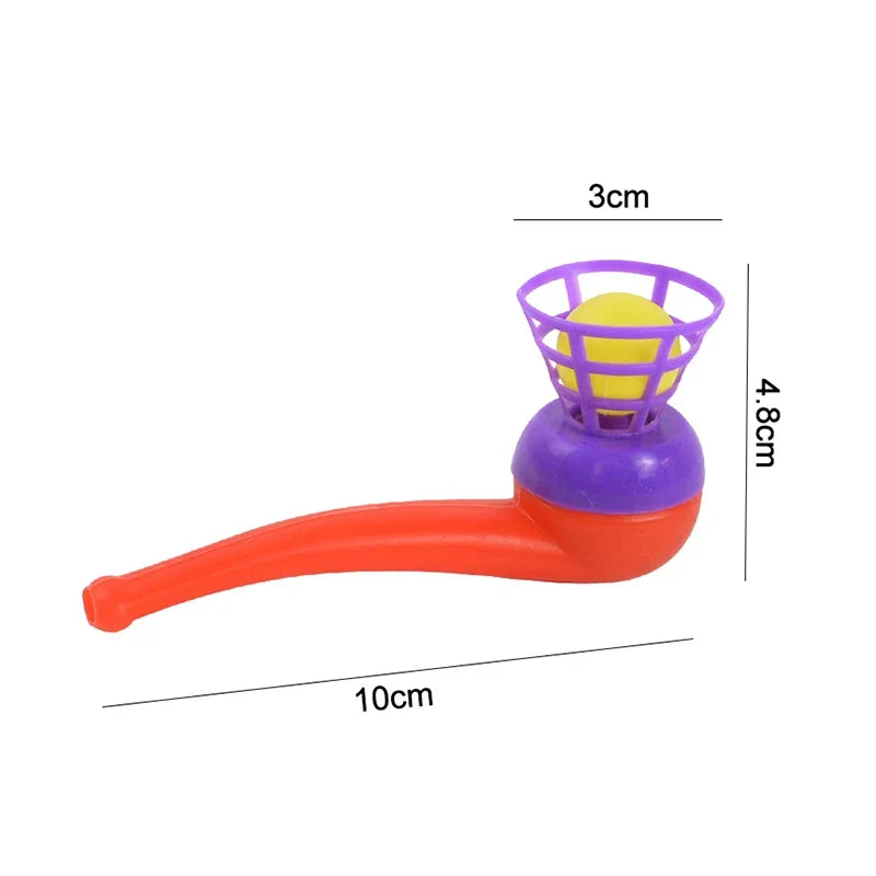Colorful Blowing Pipe Magic Floating Ball Game | Kids Party Favor Toy