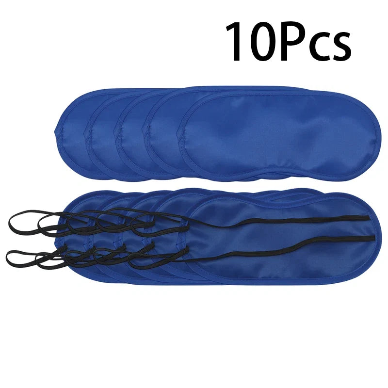 Disposable Sleep Eye Mask | 10 Pack Blackout Blindfold for Travel and Home