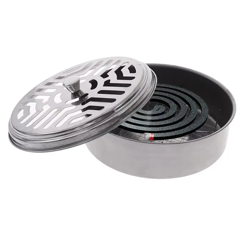 Mosquito Coil Holder | Mesh Stand Incense Burner for Camping and Garden