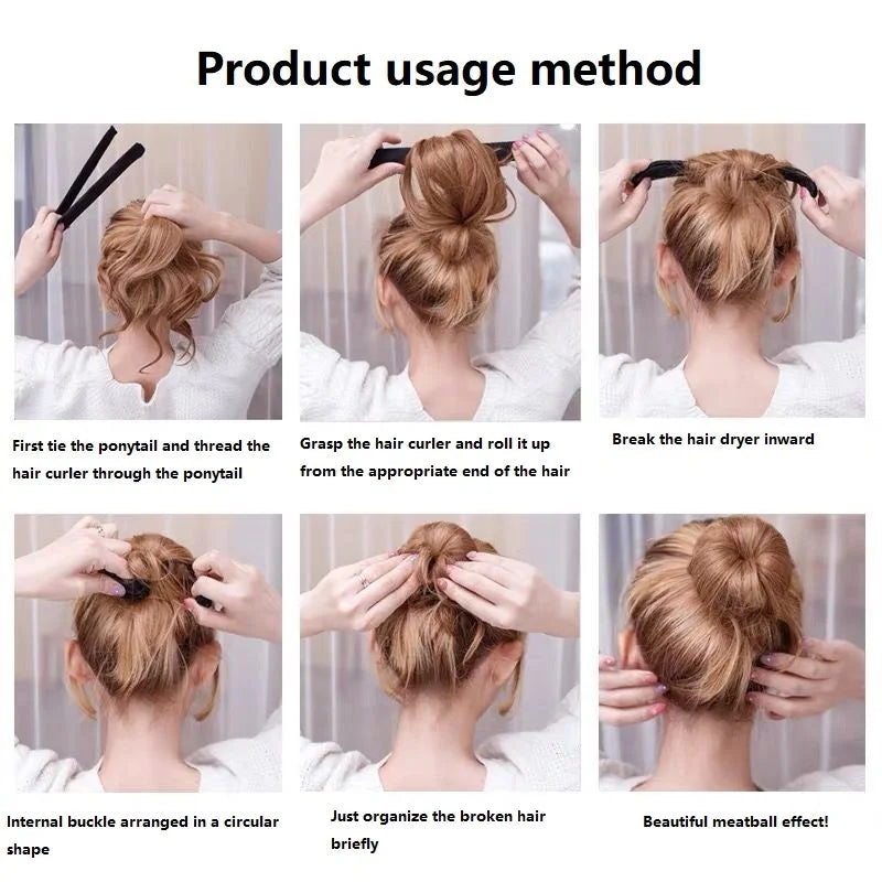For Beam Twister Hairpin Bagel Sofia Twist Hair Donut Bun Accessory | Industrial Style Hair Tool