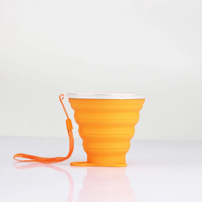 Collapsible Silicone Water Bottle | Foldable Travel Cup for Adults