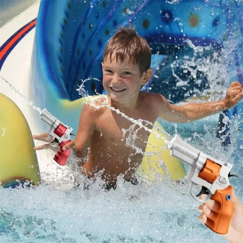 Revolver Water Gun Toys | Summer Outdoor Beach Pool Toy for Kids