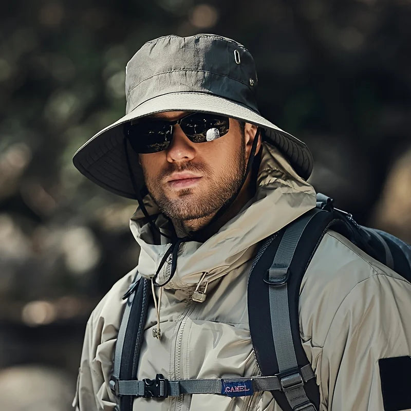 Solid Sun Protection Hat | Lightweight Outdoor Fisherman Cap