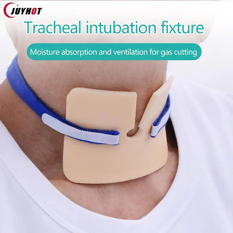 Tracheostomy Tube Holder | Ultra-Soft Fixation Strap with Sponge Neck Support