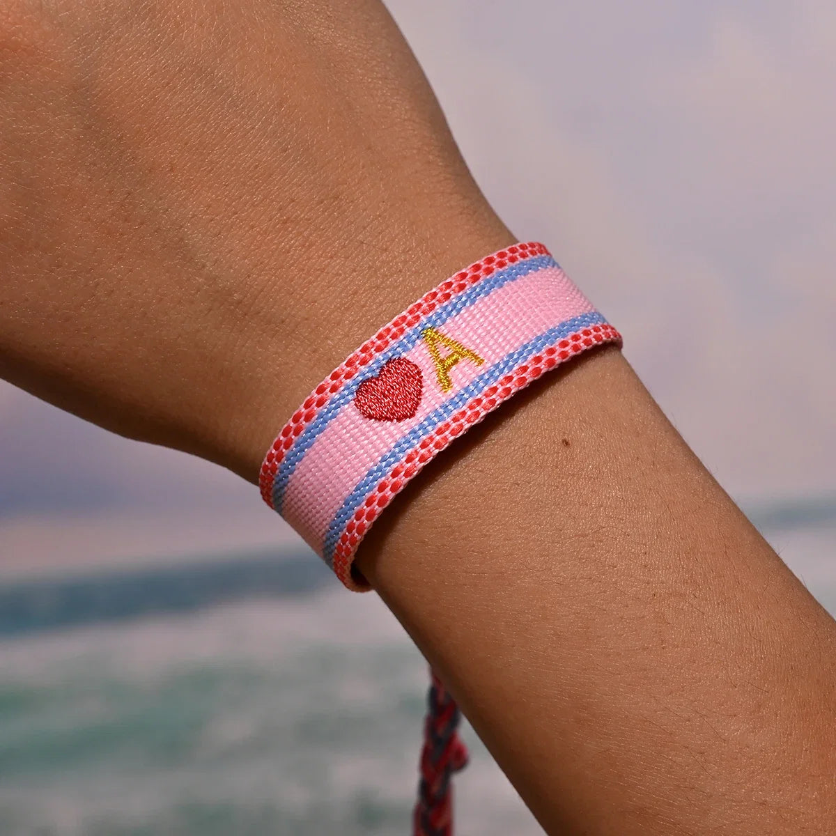 Handwoven Initial Letter Bracelet | Personalized Friendship Gift for Women