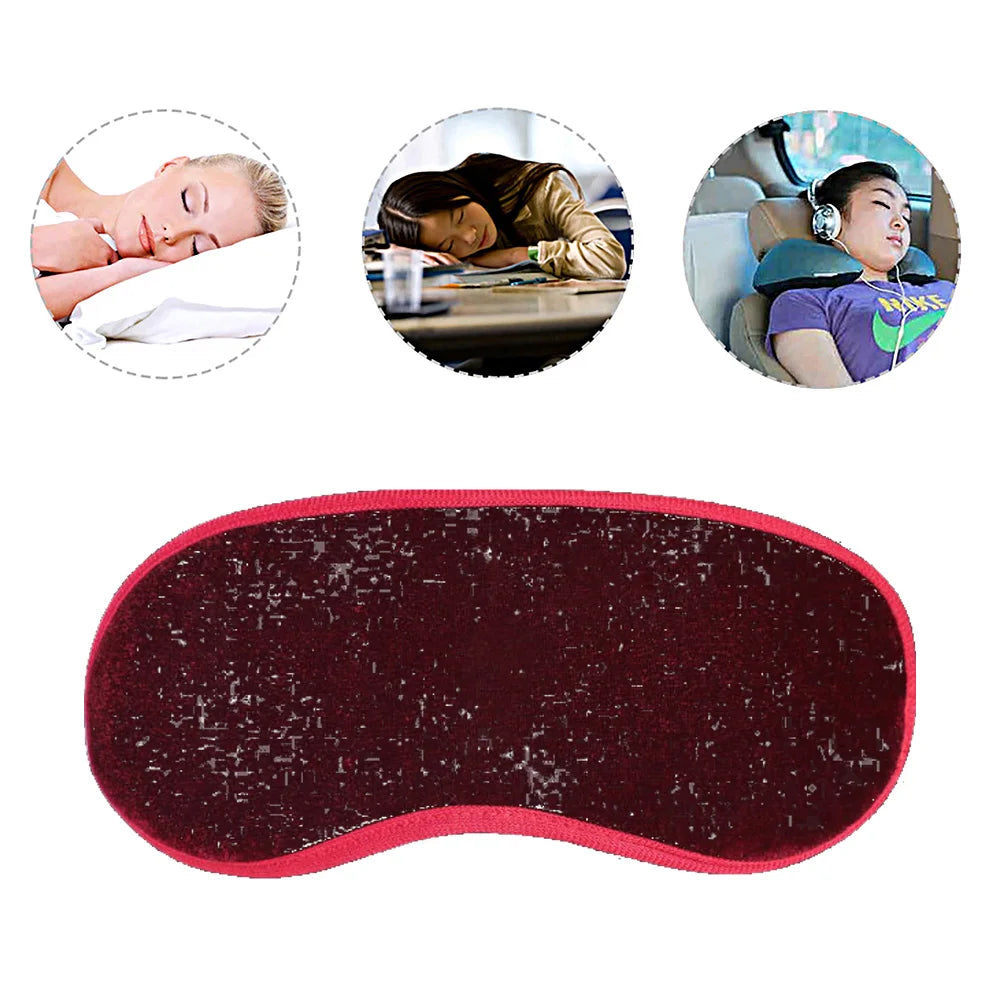 Tourmaline Magnetic Sleep Eye Mask | Far Infrared Eye Massager for Fatigue Relief