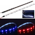 2X 30cm LED Strip Light DRL 3528 1210 15SMD | Car Ambient Atmosphere Light