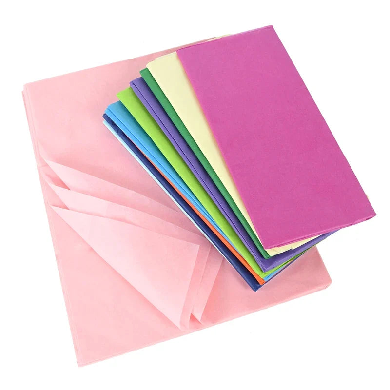 10pcs Unbleached Flower Wrapping Tissue Paper | 65x50cm Wedding Party Gift Wrap