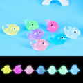 Mini Luminous Dolphin Ornaments Set | Glow in the Dark Micro Landscape Figurines