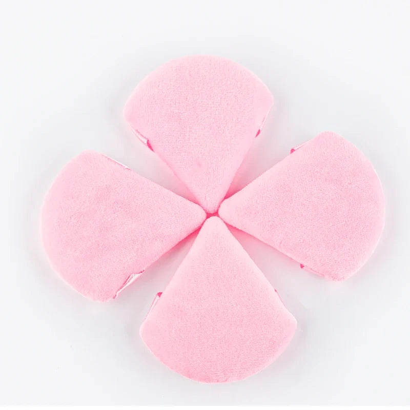 Reusable Triangle Velvet Powder Puffs | Soft Face Makeup Sponges