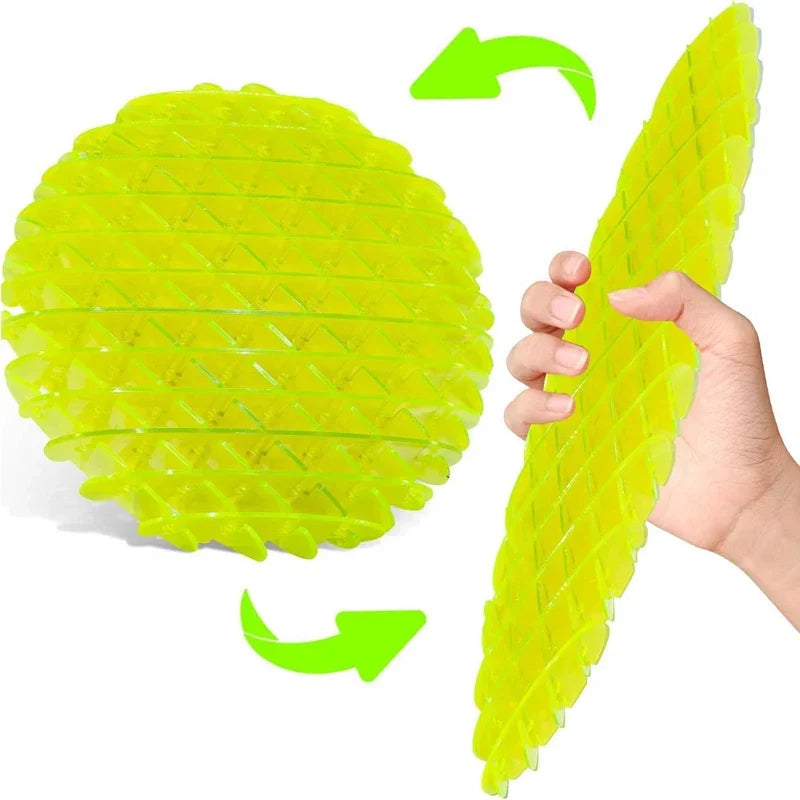 Stretchable Mesh Fidget Worm Toy | 3D Telescoping Stress Relief Toy