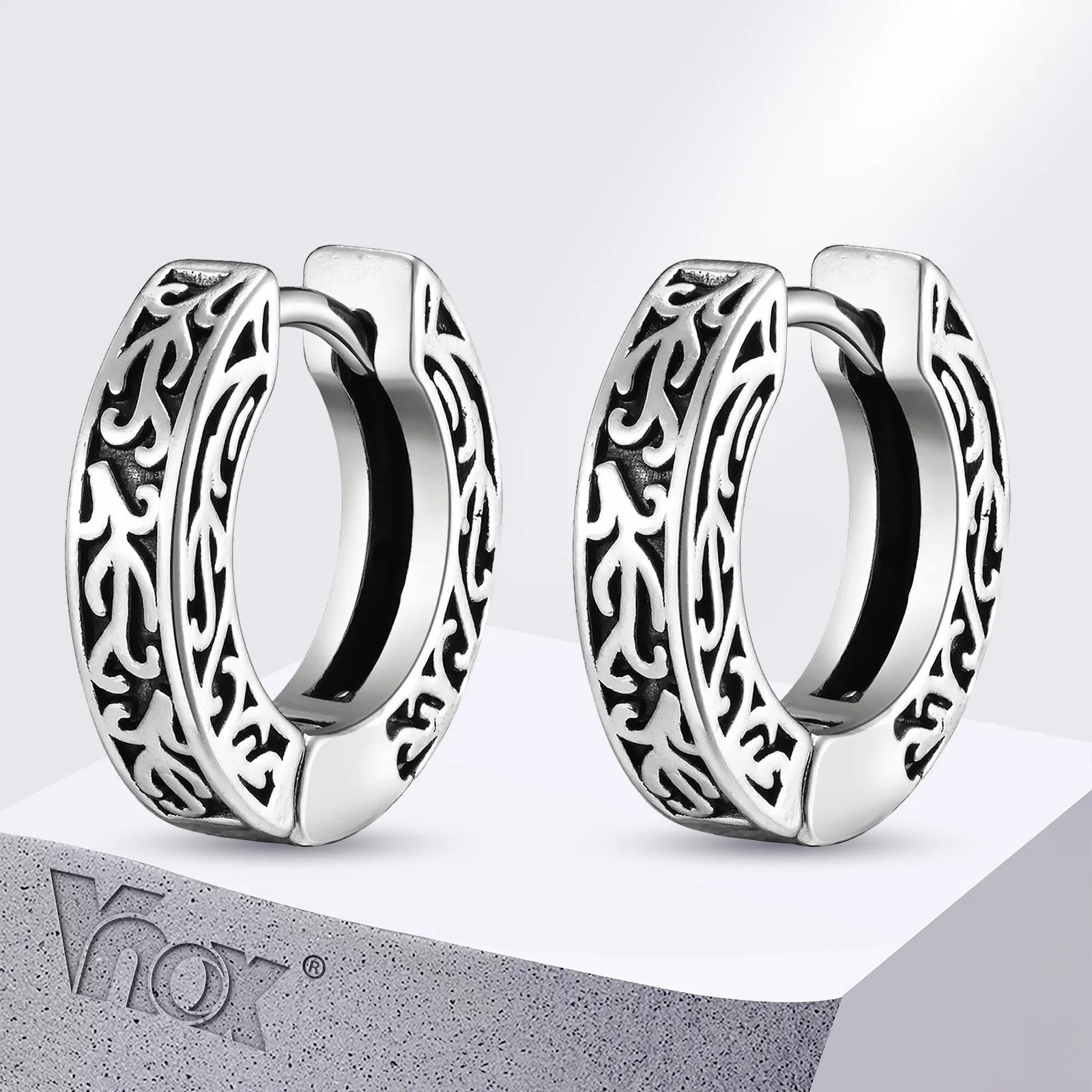 Stainless Steel Small Hoop Earrings for Men | Hypoallergenic Huggies