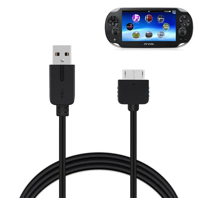 USB Data and Power Charger Cable for PS Vita 1000 | 1.2M Long Cord