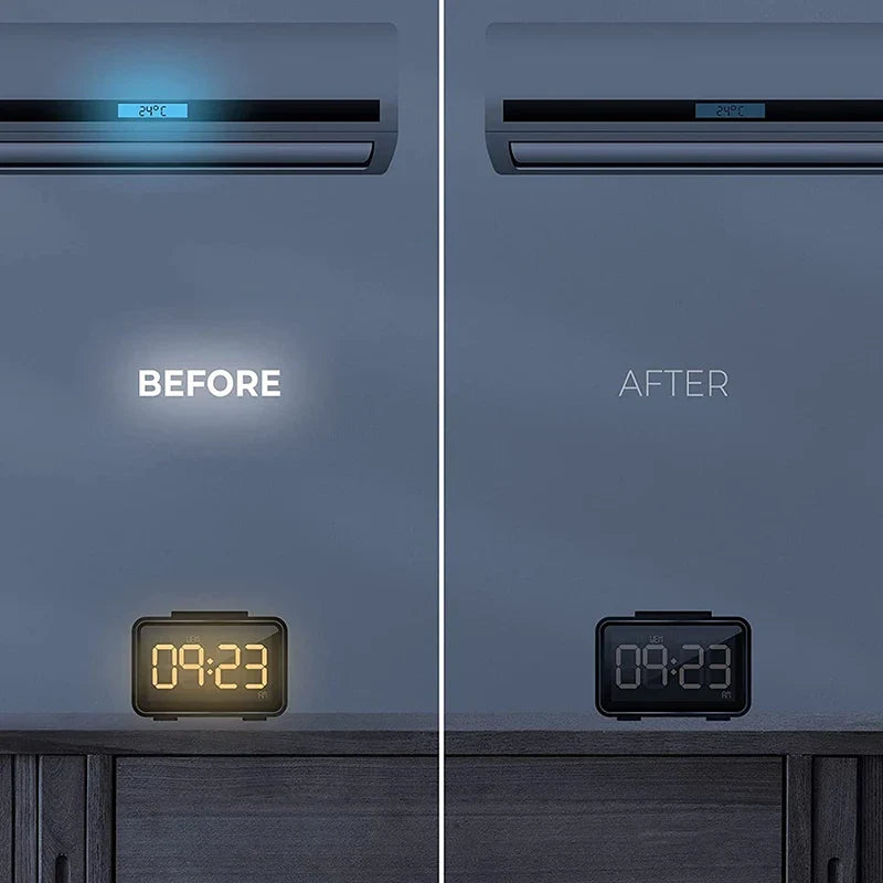 LED Blackout Stickers for Electronics | Dimming Light Blocking Stickers