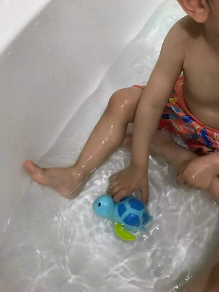 Wind-Up Turtle Bath Toy | Clockwork Swimming Turtle for Kids